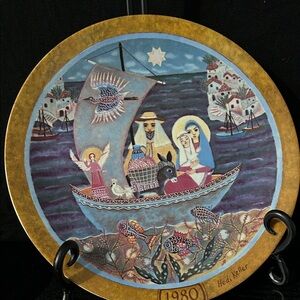 1980s Königszelt Bavaria “Flight Into Egypt” By Heidi Killer Collectible Plate